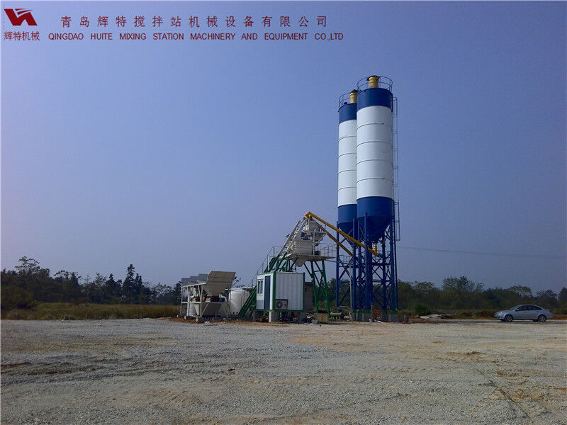 攪拌站HZS35易損件少，維護(hù)簡單，運(yùn)行費(fèi)用低