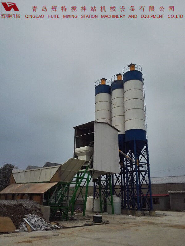 HZS75混凝土攪拌站 輝特機(jī)械 根據(jù)客戶(hù)需求改動(dòng)