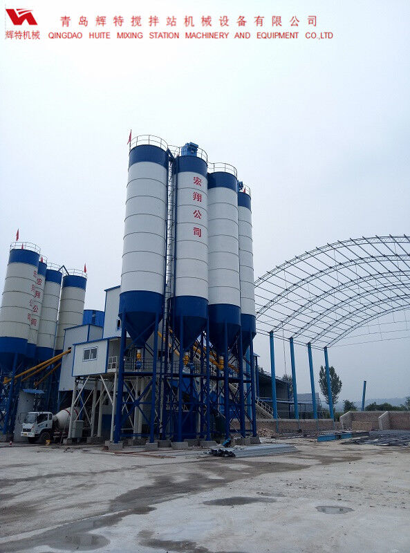 輝特混凝土攪拌站HZS120---直觀的操作畫面，簡單易懂