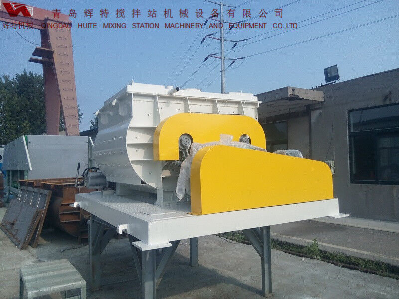 JS750攪拌臂采用偏心式設(shè)計(jì)，延長使用壽命，青島輝特機(jī)械