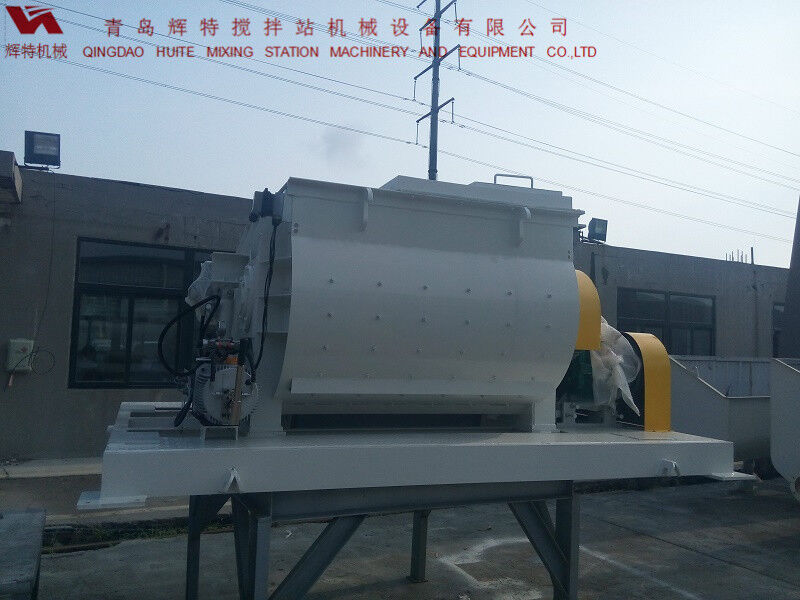 JS750攪拌臂采用偏心式設(shè)計(jì)，延長使用壽命，青島輝特機(jī)械