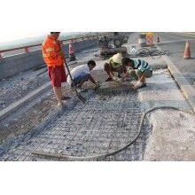 湖北黃岡加油站、服務(wù)區(qū)混凝土微表病害使用快速修補(bǔ)料