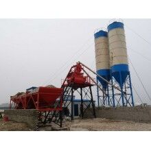 小型節(jié)能型hzs25攪拌站，操作方便